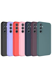 Galaxy A54 Ile Uyumlu Kılıf Kadife Iç Yüzey Silikon Z-mara Lansman Vieri Kılıf Kırmızı thumbnail 4