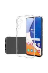 Galaxy A04e Ile Uyumlu Kılıf Süper Pürüzsüz Yüzey Şeffaf Silikon Kapak thumbnail 3
