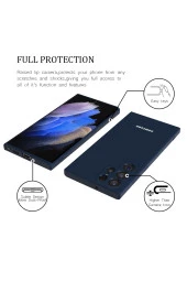 Galaxy S23 Ultra Ile Uyumlu Kılıf Kadife Iç Yüzey Silikon Z-mara Lansman Vieri Kılıf Kırmızı thumbnail 3