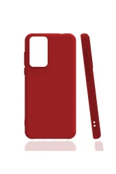 Xiaomi Mi 12t Pro Ile Uyumlu Kılıf Soft Pürüzsüz Bye Silikon Kırmızı - 1