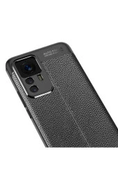 Xiaomi Mi 12t Ile Uyumlu Silikon Kılıf Niss Silikon Deri Görünümlü Ultra Slim Fit Kılıf thumbnail 4