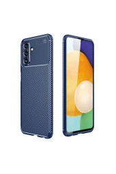 Galaxy A04s Ile Uyumlu Kılıf Karbon Delüx Tpu Silikon Lacivert thumbnail 1