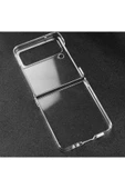 Galaxy Z Flip 4 Ile Uyumlu Kılıf Katlanabilen Şeffaf Flip 4 Ile Uyumlu Wonderful Kılıf Şeffaf - 5