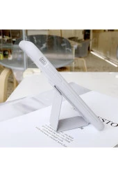 Iphone 12 Ile Uyumlu Kılıf Buzlu Şeffaf Standlı Yanları Silikon Clesta Turkuaz thumbnail 4