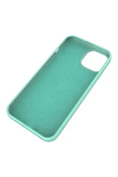 Iphone 14 Ile Uyumlu Kılıf Kadife Iç Yüzey Silikon Vieri Kılıf Açık Yeşil thumbnail 2