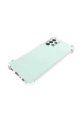 Galaxy A23 Kılıf Ile Uyumlu Kılıf Kamera Korumalı Clear Anti-shock Sert Arka Kapak Şeffaf thumbnail 2