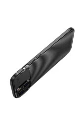 Iphone 14 Ile Uyumlu Kılıf Karbon Delüx Tpu Silikon Lacivert thumbnail 3
