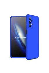 Galaxy A23 Ile Uyumlu Kılıf Soft Hard Koruma Ays Mavi thumbnail 1