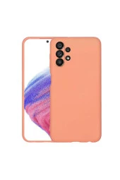 Galaxy A23 Ile Uyumlu Kılıf Mara Silky Termoplastik Kılıf Turuncu thumbnail 3