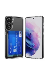 Galaxy S22 Plus Ile Uyumlu Şeffaf Kartlık Thunder Kapak thumbnail 1