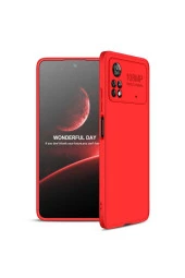 Galaxy A13 4g Ile Uyumlu Kılıf Soft Hard Koruma Ays Kırmızı thumbnail 1