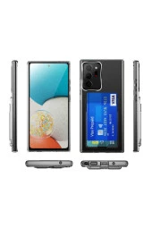 Galaxy S22 Plus Ile Uyumlu Şeffaf Kartlık Thunder Kapak thumbnail 4