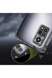 Xiaomi Redmi Note 11s Ile Uyumlu Kılıf Kamera Korumalı Clear Anti-shock Sert Arka Kapak Şeffaf thumbnail 3