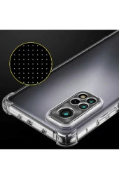Xiaomi Redmi Note 11s Ile Uyumlu Kılıf Kamera Korumalı Clear Anti-shock Sert Arka Kapak Şeffaf thumbnail 2