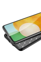 Galaxy A33 5g Ile Uyumlu Kılıf Niss Silikon Deri Görünümlü Siyah thumbnail 3
