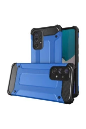 Galaxy A33 5g Ile Uyumlu Kılıf Shockproof Zırh Koruma Mavi thumbnail 1