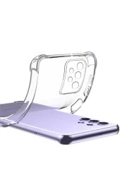 Galaxy A33 5g Ile Uyumlu Kılıf Kamera Korumalı Clear Anti-shock Sert Arka Kapak Şeffaf thumbnail 3