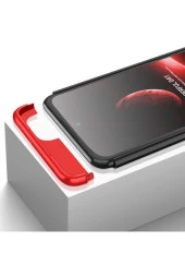 Galaxy A13 4g Ile Uyumlu Kılıf Soft Hard Koruma Ays Siyah-mavi thumbnail 3