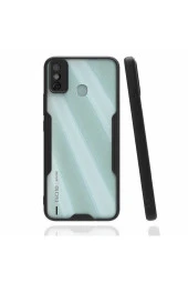 Tecno Spark 7t Ile Uyumlu Kılıf Renkli Kenar Perfe Tpu Silikon Siyah thumbnail 4