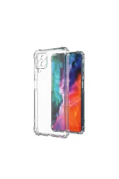 Galaxy M33 Ile Uyumlu Kılıf Kamera Korumalı Clear Anti-shock Sert Arka Kapak Şeffaf thumbnail 4
