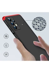 Galaxy A13 4g Ile Uyumlu Kılıf Soft Hard Koruma Ays Siyah-gri thumbnail 4