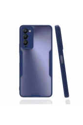 Tecno Camon 18 P Ile Uyumlu Kılıf Renkli Kenar Perfe Tpu Silikon Lacivert thumbnail 1