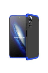 Xiaomi Redmi Note 11 Pro 5g Ile Uyumlu Kılıf Soft Hard Koruma Ays Siyah-mavi thumbnail 1