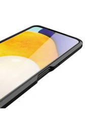 Galaxy M23 Ile Uyumlu Kılıf Niss Silikon Deri Görünümlü Lacivert thumbnail 4