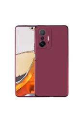 Xiaomi Mi 11t 5g Ile Uyumlu Kılıf Premier Silikon Kapak Mürdüm thumbnail 1