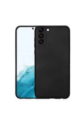 Galaxy S22 Ile Uyumlu Kılıf Mara Silky Termoplastik Kılıf Siyah thumbnail 1