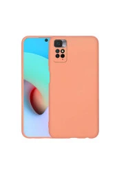 Xiaomi Redmi Note 11 Ile Uyumlu Kılıf Mara Silky Termoplastik Kılıf Turuncu thumbnail 1