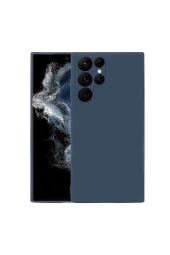 Galaxy S22 Ultra Ile Uyumlu Kılıf Mara Silky Termoplastik Kılıf Lacivert thumbnail 1