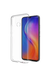 Tecno Spark 7 Pro Ile Uyumlu Kılıf Süper Şeffaf Silikon Kapak Şeffaf thumbnail 3