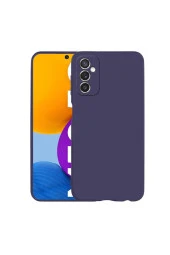 Galaxy M52 Ile Uyumlu Kılıf Premier Silikon Kapak Lacivert thumbnail 1