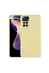 Xiaomi Redmi Note 11s Ile Uyumlu Kılıf Premier Silikon Kapak Gold thumbnail 1