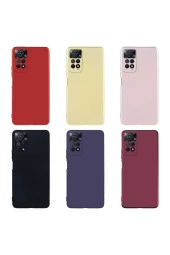 Xiaomi Redmi Note 11s Ile Uyumlu Kılıf Premier Silikon Kapak Gold thumbnail 2