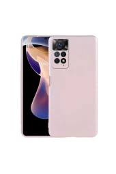 Xiaomi Redmi Note 11 Ile Uyumlu Kılıf Premier Silikon Kapak Rosegold thumbnail 1