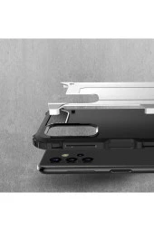 Galaxy A23 Ile Uyumlu Kılıf Shockproof Zırh Koruma Rosegold thumbnail 4