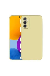 Galaxy M52 Ile Uyumlu Kılıf Premier Silikon Kapak Gold thumbnail 1