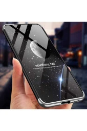 Galaxy S22 Ile Uyumlu Kılıf 3 Parça 360 Soft Hard Koruma Kırmızı thumbnail 4