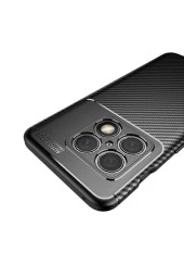 One Plus 10 Pro Kılıf Karbon Delüx Tpu Silikon Lacivert thumbnail 4