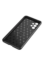 Galaxy A53 Kılıf Karbon Delüx Tpu Silikon Siyah thumbnail 2