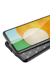 Galaxy A73 Kılıf Niss Silikon Deri Görünümlü Lacivert thumbnail 2