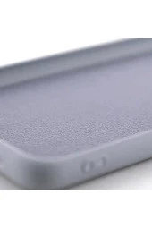 Galaxy S21 Fe Uyumlu Kılıf Kadife İç Yüzey Silikon Vieri Kılıf Lila thumbnail 3