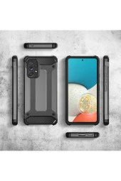 Galaxy A53 5g Kılıf Shockproof Zırh Koruma Siyah thumbnail 4