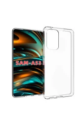 Galaxy A53 Kılıf Süper Şeffaf Silikon Kapak thumbnail 1