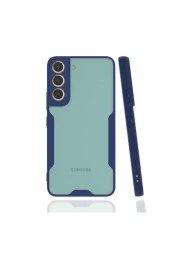 Galaxy S22 Renkli Kenar Perfe Tpu Silikon Lacivert thumbnail 1