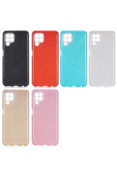 Galaxy M22 Kılıf Simli Shining Silikon Gold thumbnail 2