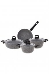 Emsan Premium-S Pro 7 Parça Granit Tencere Seti Grey - 2