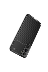 Galaxy S22 Plus Kılıf Karbon Delüx Tpu Silikon Siyah thumbnail 4